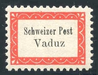 INV-13388itExt_5c1f3844-19a4-4cf7-bfb1-4b4b782839cd Liechtenstein LBK IAI Vaduz-Sevelen Botenpost with plate variety with Rupp Cert - Rare!