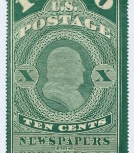 US PR2b Newspaper Mint F - VF, NGAI, Deluxe Paper - Scarce! cv $400