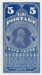 US PR5 Newspaper Mint VF cv $225