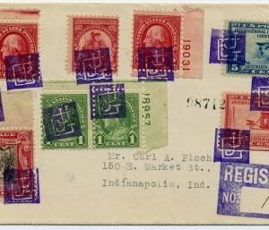 US South Carolina, Pacolet Mills 632, 634 Fancy Cancel Cover, "JJG"