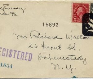 US Pennsylvania, Sharon 554, 623 Fancy Cancel Cover, Neagative "S"