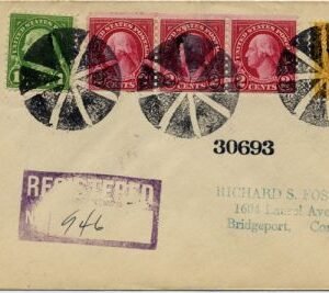 US Pennsylvania, Sharpsville 599, 632, 642 Fancy Cancel Cover