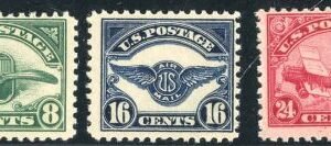 US C4 - C6 Airmail Fine + NH Fresh! cv $310