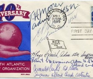 US 1127 Signed by Five Admirals