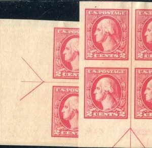 US 534 Washington / Franklin Mint XF - Superb Set of 4 Arrow Blocks, no gum, oversized margins cv 240.00