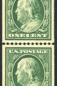 US 348 Washington / Franklins F - VF + NH LP PFC