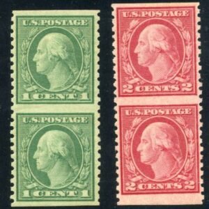 US 538a + 540a Washington / Franklin VF NH