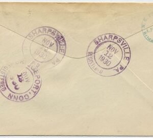 US Pennsylvania, Sharpsville 632, 642, 599  Fancy Cancel Cover