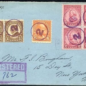 US Pennsylvania, Sharpsville 633, 637, 689  Fancy Cancel Cover
