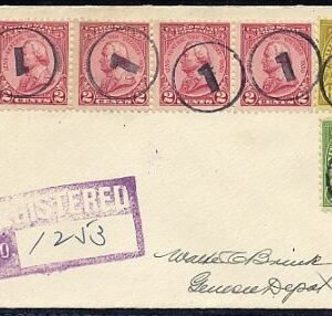 US Pennsylvania, Sharpsville 632, 640, 689  Fancy Cancel Cover
