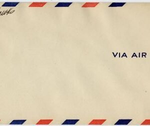 US C.1930 Mint Airmail Cover signed by pilot Frank Hawks