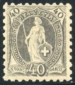 Switzerland 91 F - VF LH Full Perfs! Fresh! cv $950