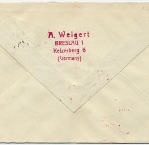 Germany 1930 Catapult Cover Europa - NY (Sep 6)