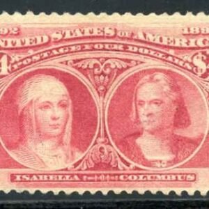 US 244 Early Commemoratives F H Neat Remnant - Fresh cv $2,000