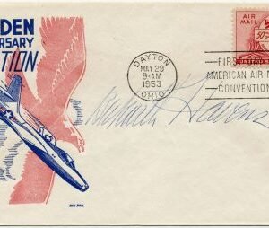 US 1953 C47 FDC Signed by Beckwith Havens- Early Pilot