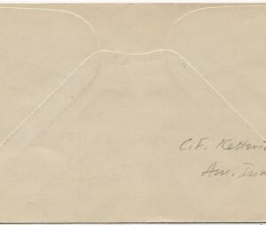 US 838 Cover Signed by Charles F. Kettering, Inventor