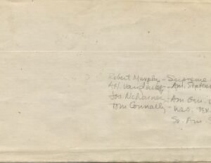 US 940 FDC Signed by Gen J. McNarney, Sen. Tom Connally, Sen A. Vandenberg, Robert Murphy