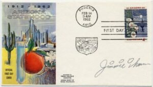US 1192 Autographed Cover, Signed by the Designer