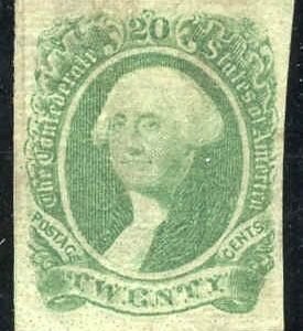 US Back Of Book - Confederate States of America 13a VF OG H