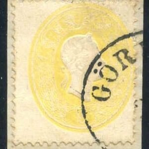 Austria 12 F - VF Used on Piece - Beautiful Color and Impression cv $35