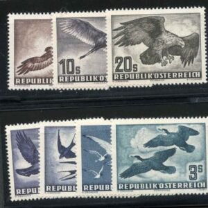 Austria C54-60 VF - XF NH Famous "Bird" set cv $332.80