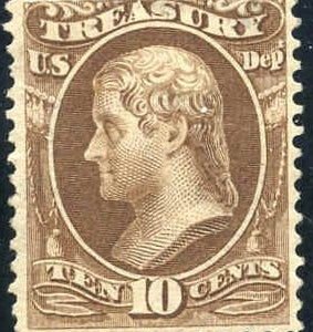 US O77 Officials Fine Mint LH cv $240