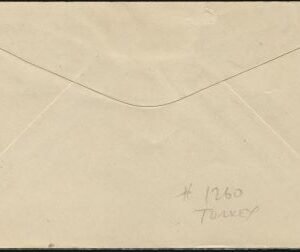 US Illinois, Worth 649 Fancy Cancel Cover, Turkey