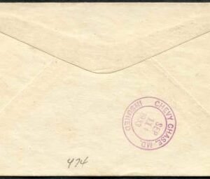 US Oregon, Greenleaf 727 Fancy Cancel Cover, Arm