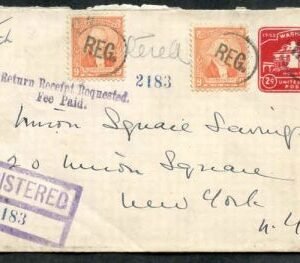 US Pennsylvania, Narbeth 715, U525 Fancy Cancel Cover, Reg