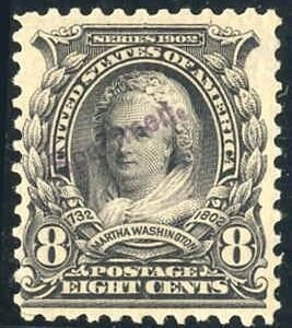 US 306S Bureau & Regular Issues F - VF Mint LH Specimen Overprint cv $150