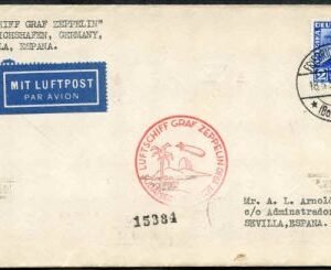 Germany 1930 Zeppelin So. Am. Flight Cover with C38