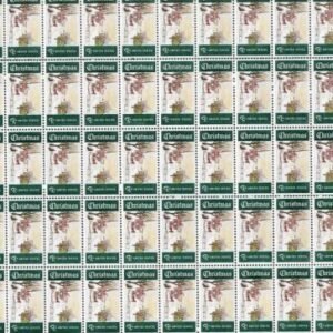 US Errors 1384c Sheet of 50 Missing Offset Green Color