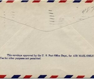 US 1931 C12 on Cover Signed by Pilot Lt. Col. Richard. B. Barnitz