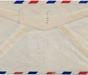 US 1946 C32 on Airmail Cover Signed by Pilot Jack Irwin