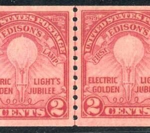US 656 Line Pair VF NH cv $110