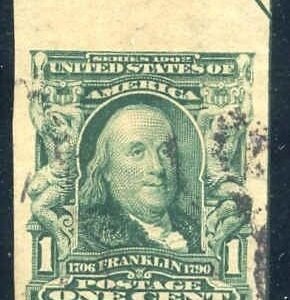 US 314 Bureau & Regular Issues XF - Sup Used Top Margin with Arrow - Exceptional cv as 95 $70.00