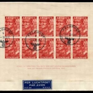 Netherlands 1942 and 1943 Dutch Legion Stamps on 2 Covers