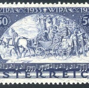 Austria B110a VF - XF Mint NH WIPA on Granite Paper cv $600