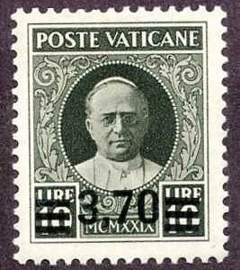 Vatican 40 XF LH Signed Thin Spot cv $450