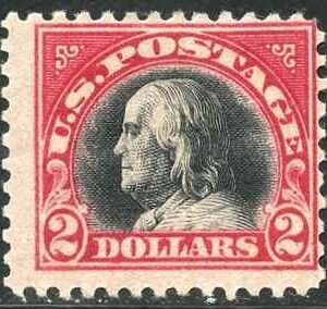 US 547 Washington / Franklin Just F LH Mint