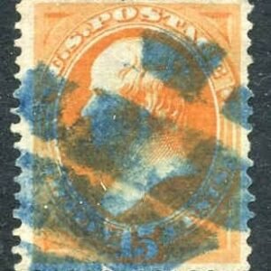 US 163 Bank Notes Used VF 1 short perf cv 150.00