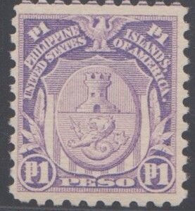 US Possessions - Philippines 284 F - VF LH Mint cv $150