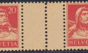 Switzerland SBK S39z Mint VF - XF NH Rare Interspace Pair