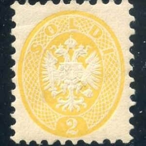 Austria - Lombardy - Venetia 20 VF - XF Mint LH Fresh OG Very Well Centered for this issue cv $640