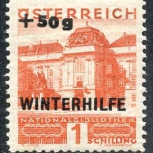Austria B121 F - VF LH Variety dropped "O" 1933