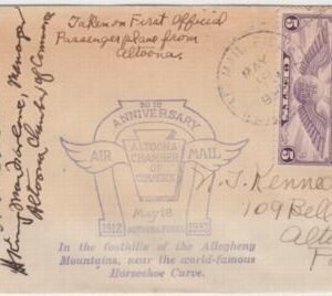 US 1932 C12 on Anniversary of 1st Flight Signed by Pilot, Bob Leroy