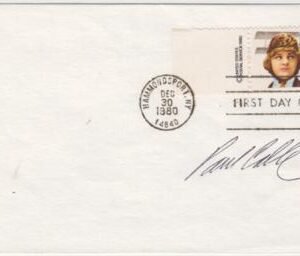 US 1980 C99 FDC Signed by Designer, Paul Calle