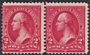 US 266-7 Bureau and Regular Issues Mint LH Ave - Fine Se Tenant Pair cv $220