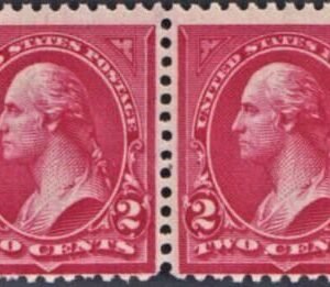 US 266-7 Bureau and Regular Issues Mint LH/NH Fine Se Tenant Pair Type II/III