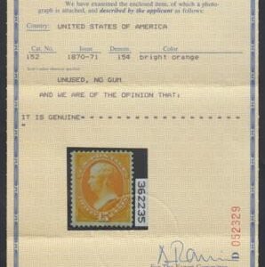 US 152 Bank Notes Unused F - VF Bright Color, PFC Pristine